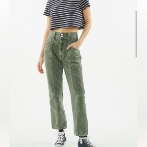 Urban Outfitters Sofia Yoke High Waisted Acid Wash Jeans